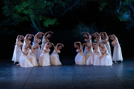 Hrvatsko narodno kazalište Split: Frédéric Chopin / Charles Gounod, Chopiniana i Valpurgina noć, kor. Anastasiia Matvienko prema Mihailu Fokinu (Chopiniana)