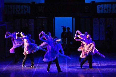 Hrvatsko narodno kazalište u Zagrebu: Léo Delibes – Youri Vámos, Coppélia na Montmartreu, kor. i red. Youri Vámos, foto: © Novković