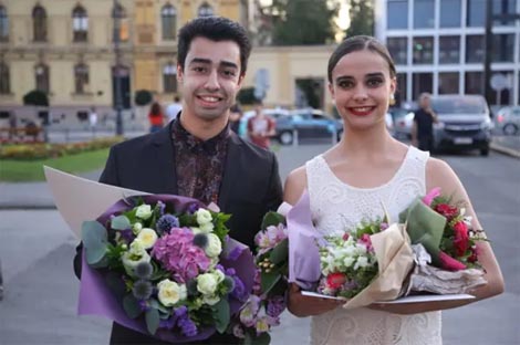 Drew Jackson i Anamarija Marković, foto: www.hnk.hr