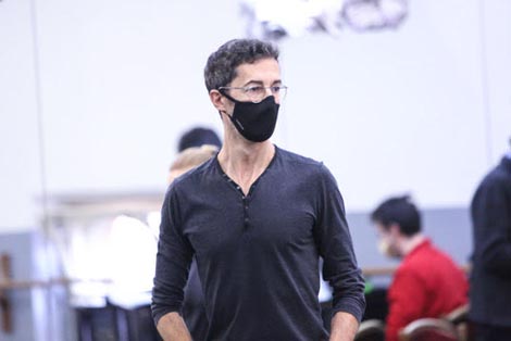 José Carlos Martinez u baletnoj dvorani tijekom rada na baletu Giselle, foto: Mara Bratoš