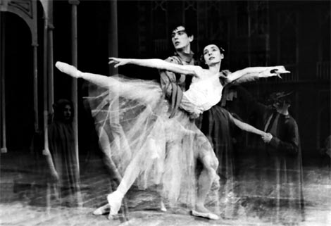 Maja Bezjak i Slavko Pervan; HNK u Zagrebu, Dmitrij Šostakovič, Ljubavna tragedija, kor. Walter Gore, 1959.