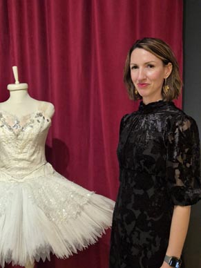 Ursula Bešlić, autorica izložbe Mia Čorak Slavenska: Ljubav i aplauz